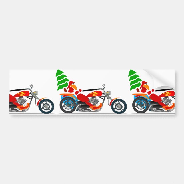 Adesivo Para Carro Papais noeis Biker (Frente)