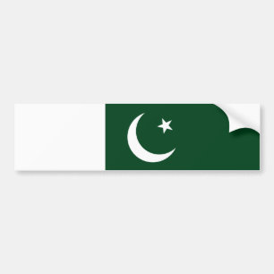 Adesivo Para Carro Paquistanês Flag Bumper Sticker