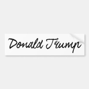 Adesivo Para Carro Pára-choque de Autografo de Tinta Trump -.png