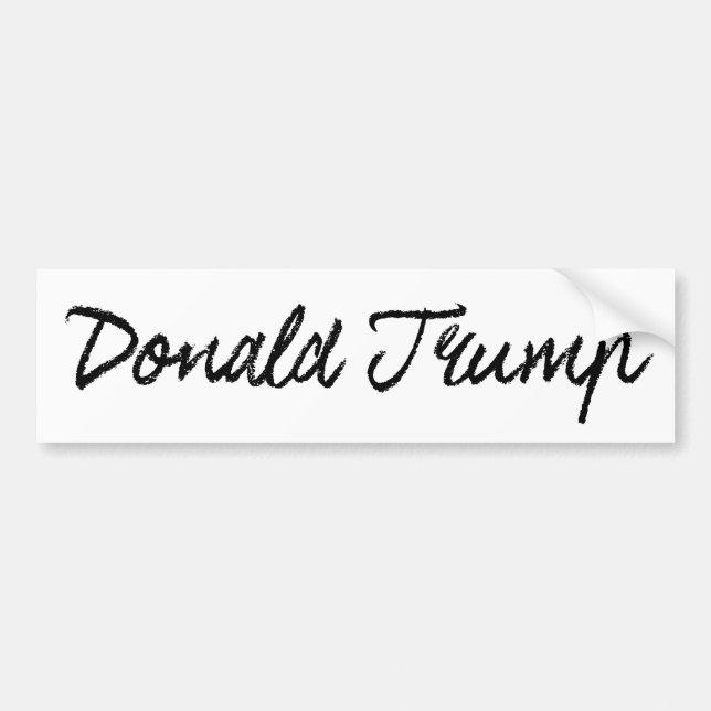 Adesivo Para Carro Pára-choque de Autografo de Tinta Trump -.png (Frente)