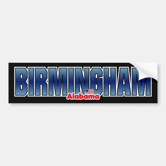 Adesivo Para Carro Pára-choque de Birmingham (Frente)