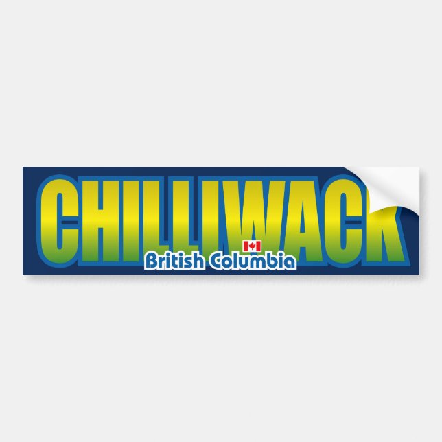 Adesivo Para Carro Pára-choque de Chilliwack (Frente)