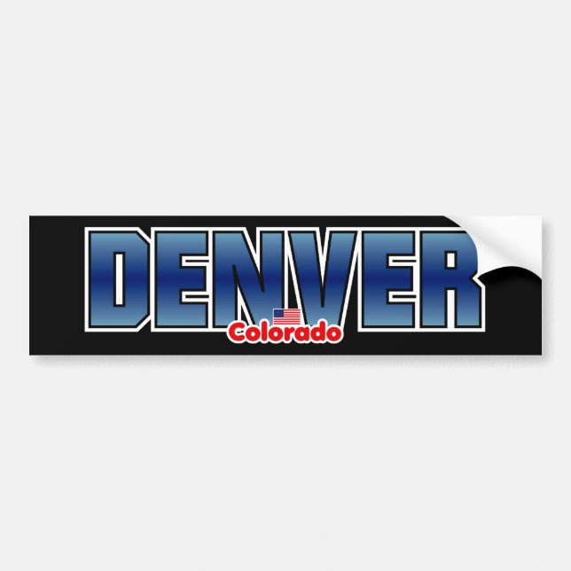 Adesivo Para Carro Pára-choque de Denver (Frente)