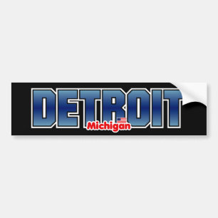 Adesivo Para Carro Pára-choque de Detroit