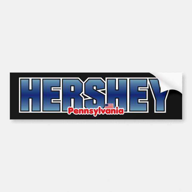 Adesivo Para Carro Pára-choque de Hershey (Frente)