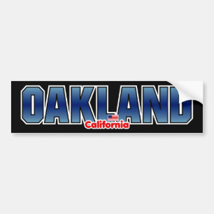Adesivo Para Carro Pára-choque de Oakland
