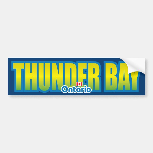 Adesivo Para Carro Pára-choque de Thunder Bay (Frente)