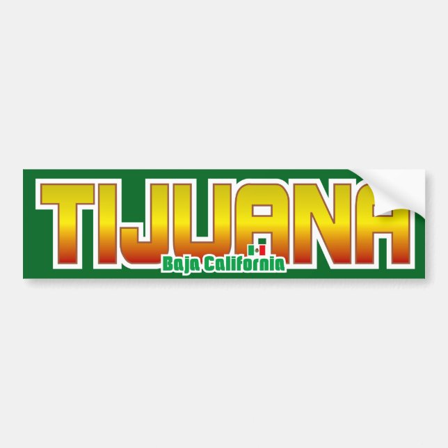Adesivo Para Carro Pára-choque de Tijuana (Frente)