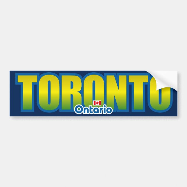 Adesivo Para Carro Pára-choque de Toronto (Frente)