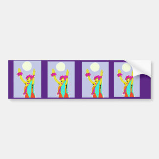 Adesivo Para Carro Pára-choque havaiano de Hula