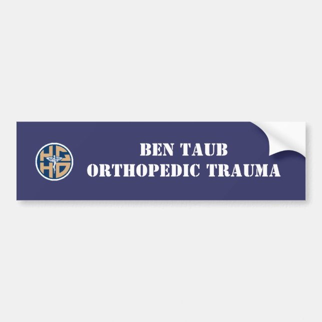 Adesivo Para Carro Pára-choque orto de Ben Taub (Frente)