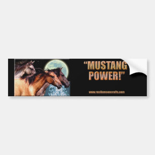 Adesivo Para Carro Pára-choque PC do PODER do MUSTANG