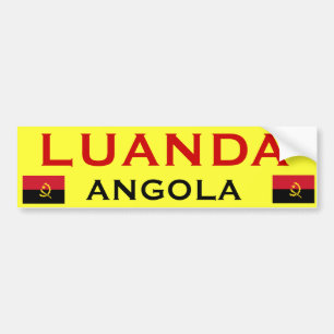 Adesivo Para Carro Pára-choque Sticker* de ANGOLA - de Luanda