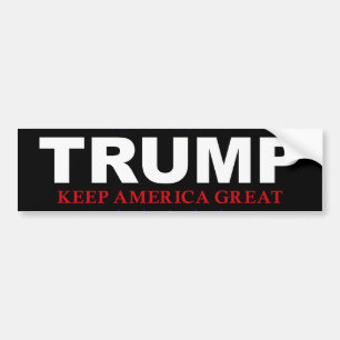 Adesivo Para Carro Pára-choque Stocker Donal Trump Election