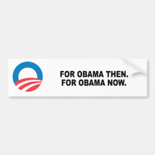 ADESIVO PARA CARRO PARA OBAMA ENTÃO. PARA OBAMA AGORA