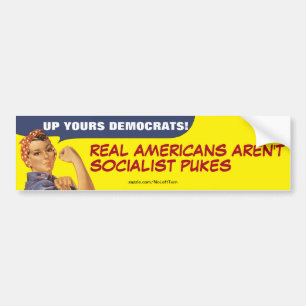 Adesivo Para Carro Para os seus democratas, verdadeiros americanos n