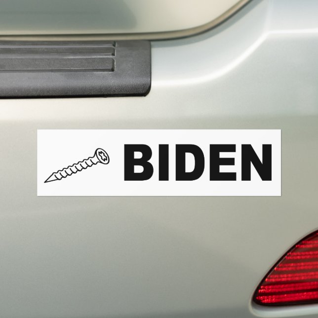Adesivo Para Carro Parafuso Biden (No carro)