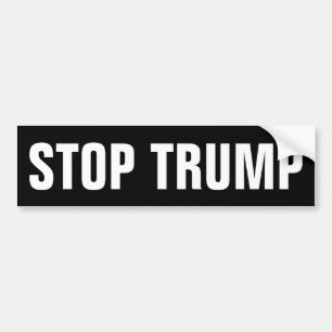 Adesivo Para Carro Parar Trump