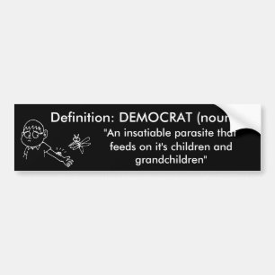 Adesivo Para Carro Parasita Democráticas