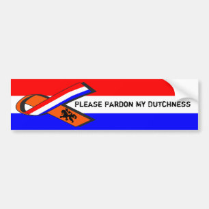Adesivo Para Carro Pardon por favor meu Dutchness