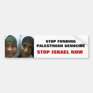 ADESIVO PARA CARRO PARE DE FINANCIAR O GENOCÍDIO PALESTINO