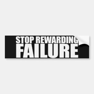 Adesivo Para Carro PARE FALHA REWARDING Bumpersticker