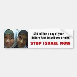 ADESIVO PARA CARRO PARE ISRAEL AGORA