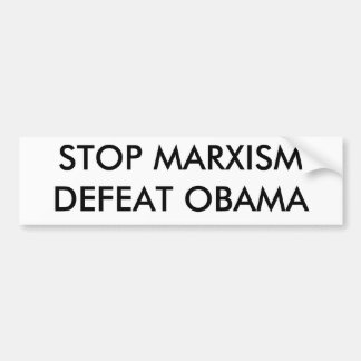 ADESIVO PARA CARRO PARE MARXISMDEFEAT OBAMA