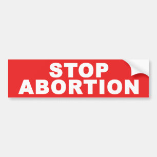 Adesivo Para Carro Pare o aborto