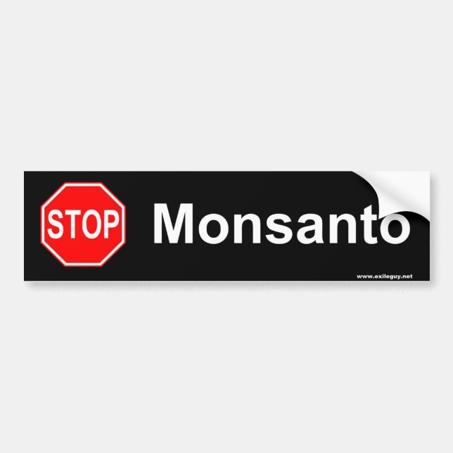 Adesivo Para Carro pare o monsanto (Frente)