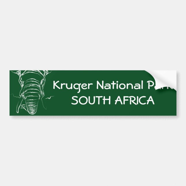 Adesivo Para Carro Parque nacional de Kruger (Frente)
