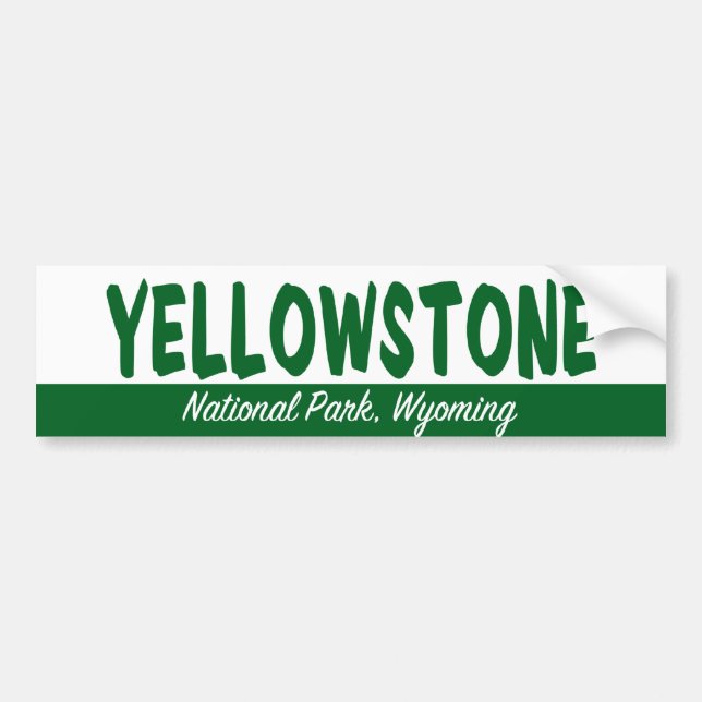 Adesivo Para Carro Parque nacional de Yellowstone (Frente)