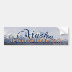 Adesivo Para Carro Parque Nacional do Alasca Denali Monte McKinley