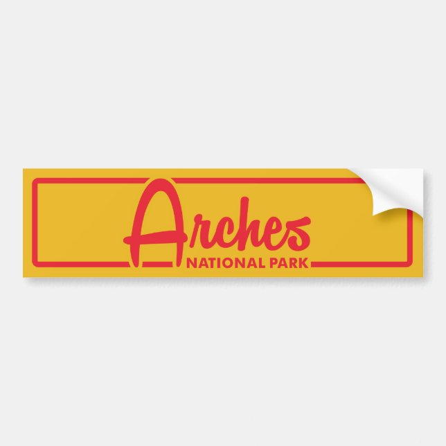 Adesivo Para Carro Parque nacional dos arcos (Frente)