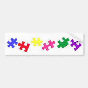 Adesivo Para Carro Parte Bumpersticker do quebra-cabeça do autismo