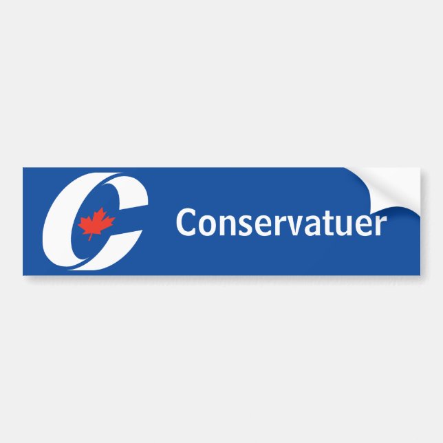 Adesivo Para Carro Partido Conservador do Canadá (Frente)
