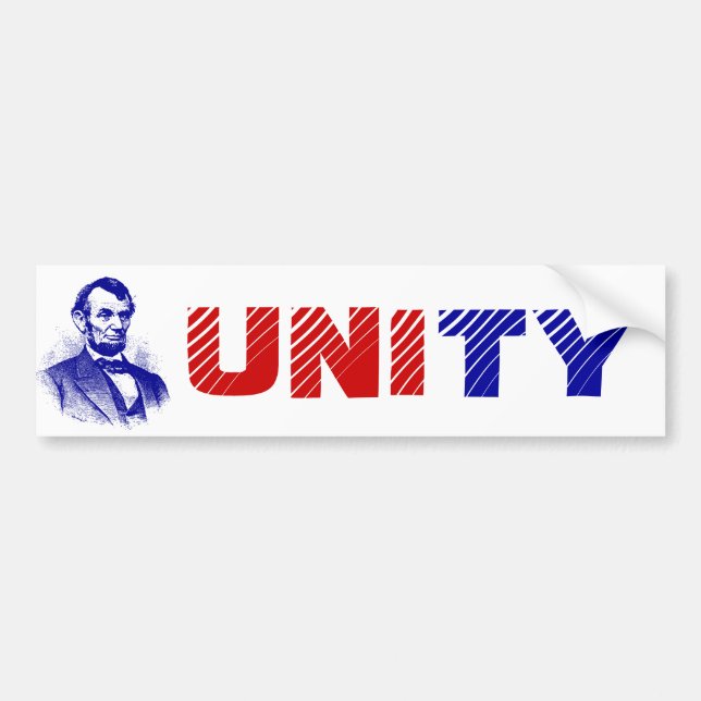Adesivo Para Carro PARTIDO UNITY Trump Vance Tulsi Elon RFKJ Vivek (Frente)