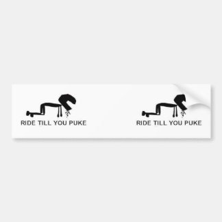 Adesivo Para Carro Passeio até que você puke