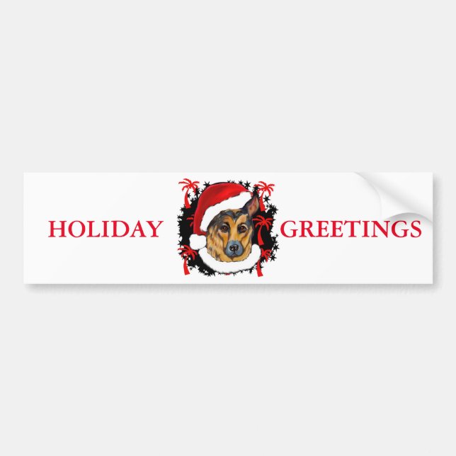 ADESIVO PARA CARRO PASTOR ALEMÃO (Frente)