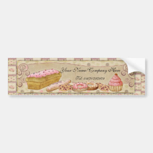 Adesivo Para Carro Pâtisserie - autocolante no vidro traseiro do