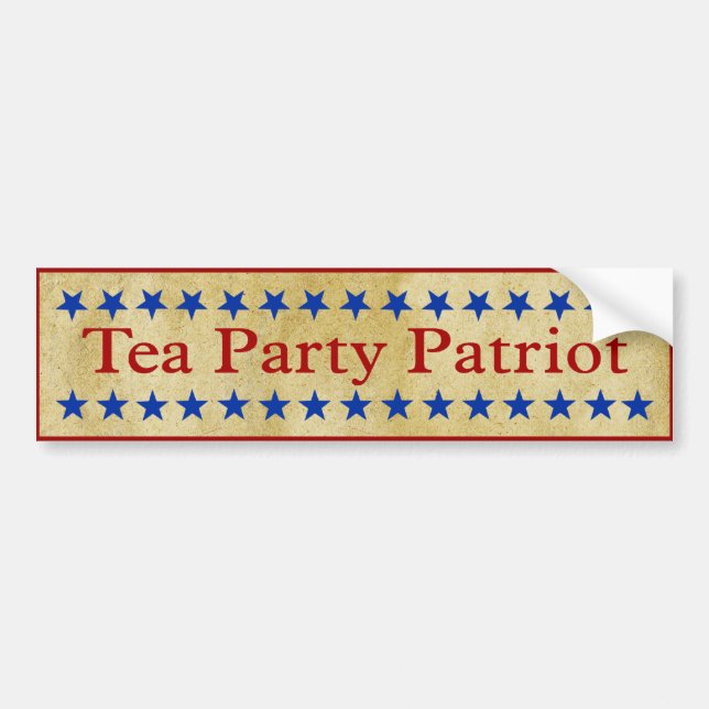 Adesivo Para Carro Patriota do tea party (Frente)