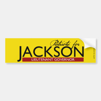 Adesivo Para Carro Patriotas para Jackson para o Lt. Vara do