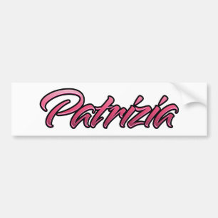 Adesivo Para Carro Patrizia - Aufkleber Sticker rosa desvanecido