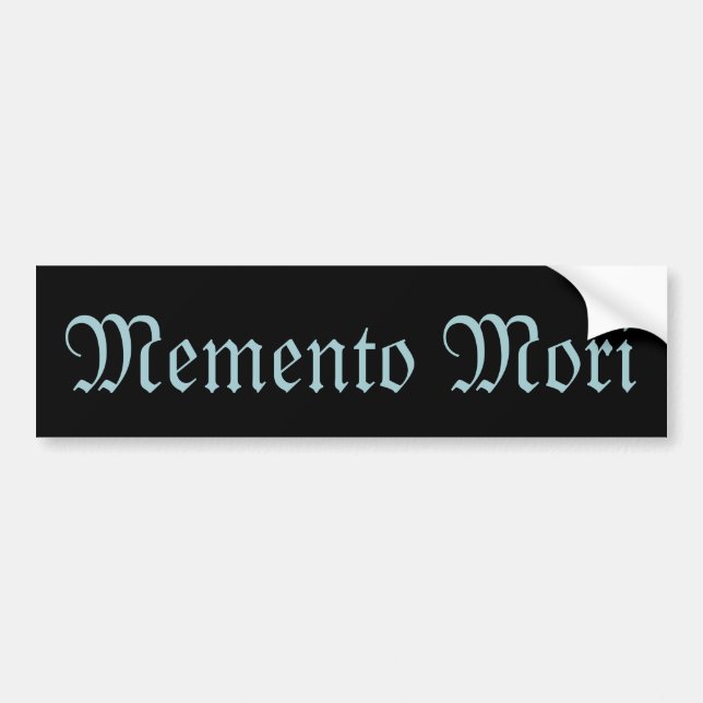 Adesivo Para Carro Pau de Memento Mori (Frente)