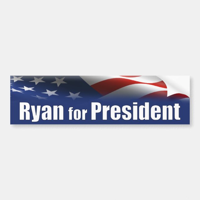 Adesivo Para Carro Paul Ryan para o presidente (Frente)