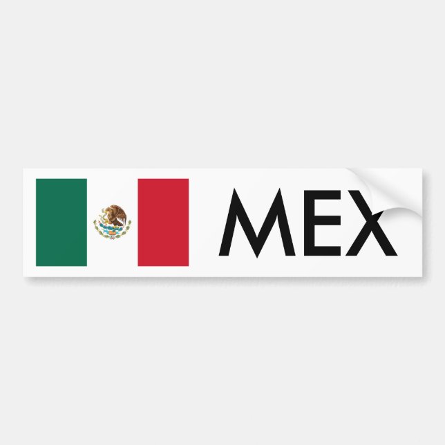 Adesivo Para Carro Pavilhão do México & MEX (Frente)