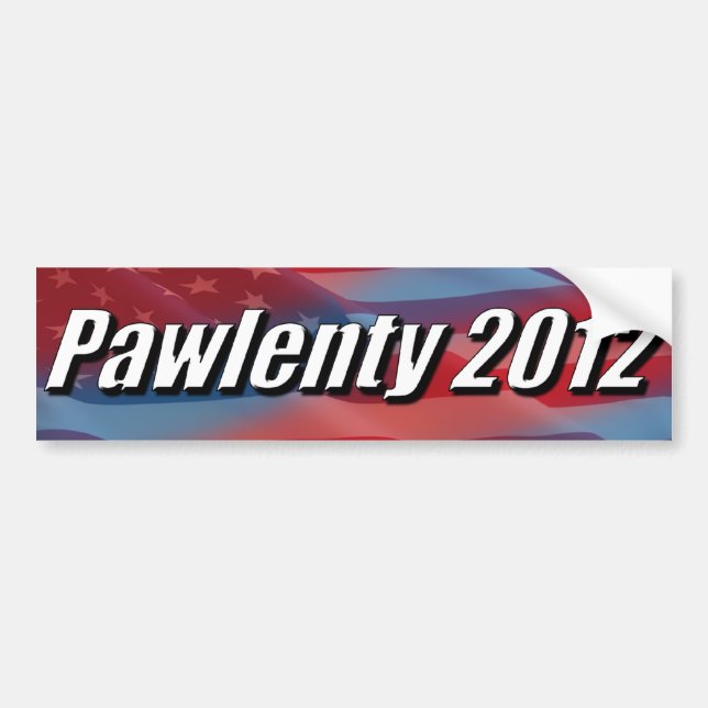 Adesivo Para Carro Pawlenty 2012 (Frente)