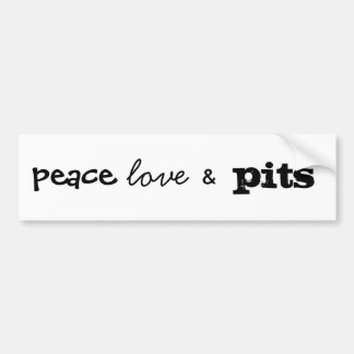 Adesivo Para Carro paz, amor, &, poços