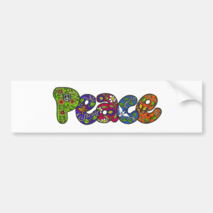 Adesivo Para Carro Paz Bumpersticker