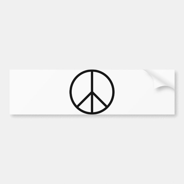 Adesivo Para Carro Paz (CND) (Frente)